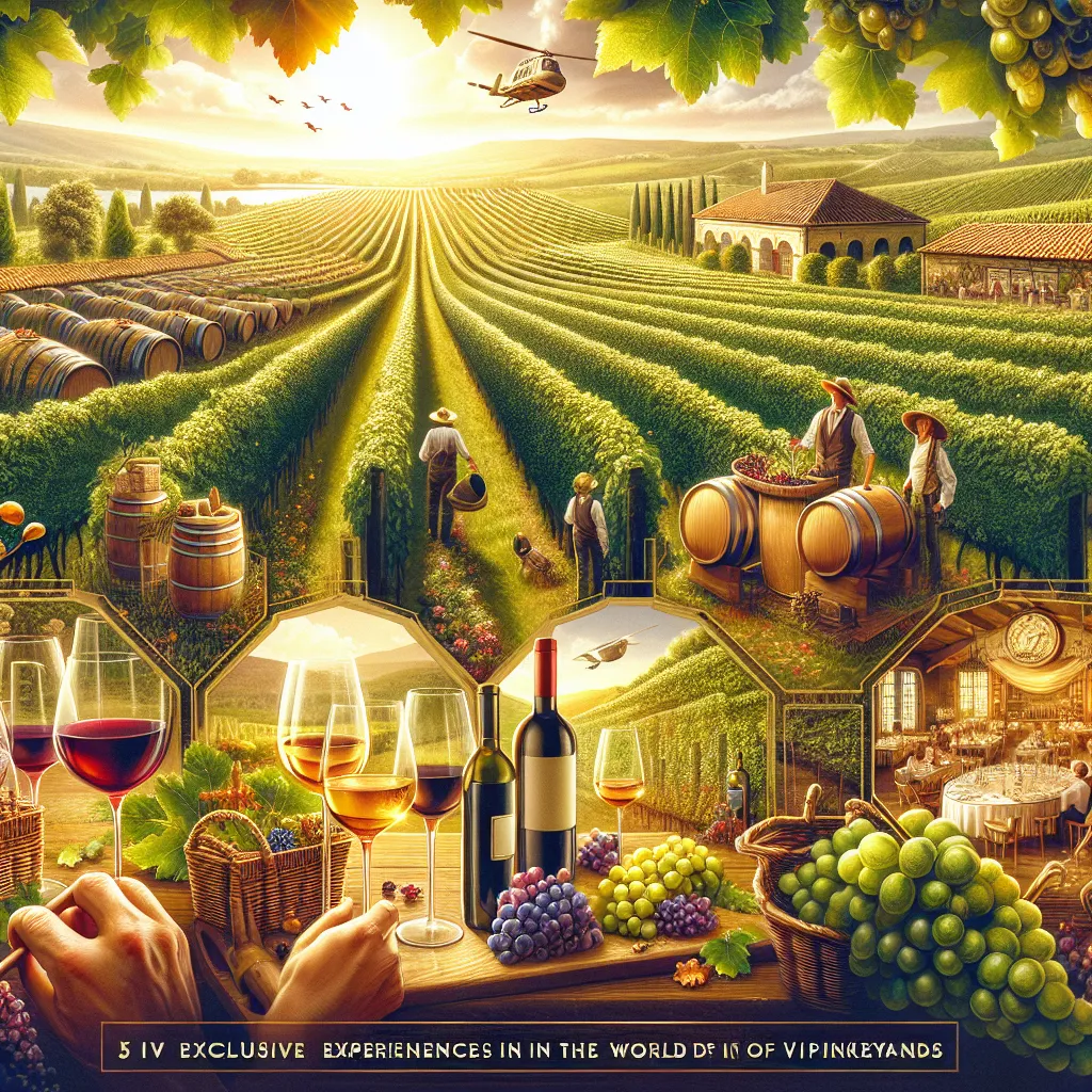 The Wine Connoisseur's Grand Voyage: 5 Exclusive Experiences in the World of Vineyards