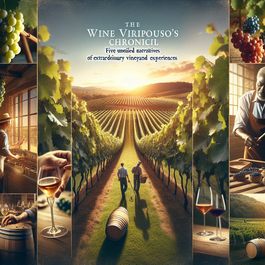 The Wine Virtuoso's Chronicle: Five Unveiled Narratives of Extraordinary Vineyard Experiences