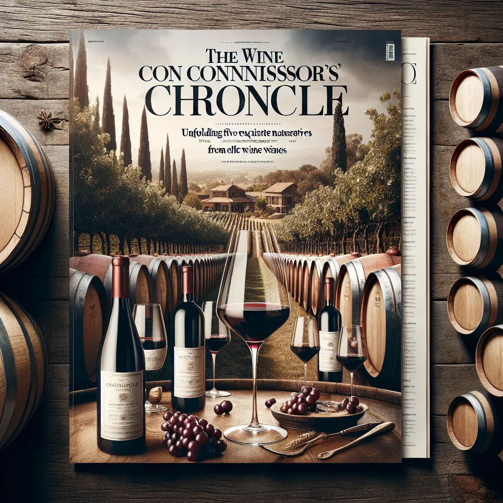The Wine Connoisseur's Chronicle: Unfolding Five Exquisite Narratives from Elite Wineries