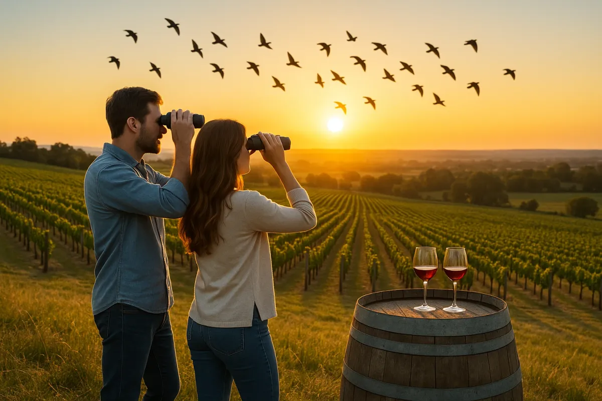From Viral Birdwatching To Vineyard Hideaways: Where Wine Meets the Sky