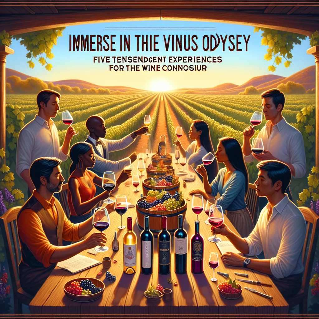 Immerse in the Vinous Odyssey: Five Transcendent Experiences for the Wine Connoisseur