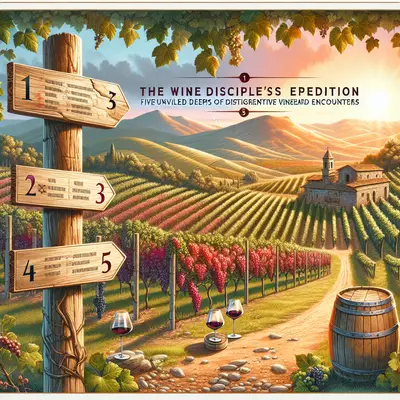 The Wine Disciple's Expedition: Five Unveiled Depths of Distinctive Vineyard Encounters