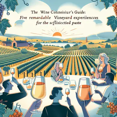 The Wine Connoisseur's Guide: Five Remarkable Vineyard Experiences for the Sophisticated Palate